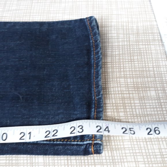 American Eagle Women's Jeans Size 4 Straight Crop Artist Low Rise Stretch Blue - Picture 13 of 16